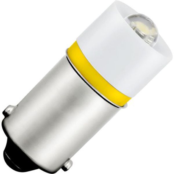 Ba9s Starled T10x23.5 24V 20mA AC/DC Clear Yellow 25Khrs image 1