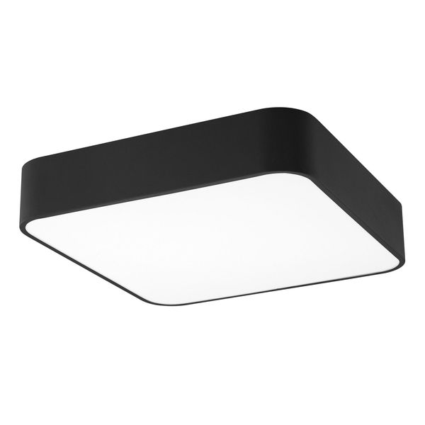 Metal & Acrylic Diffuser Black Outside Matt White Inside LED E27 4x12 Watt 230 Volt IP20 Bulb Excluded L: 46 W: 46 H: 10 cm image 1