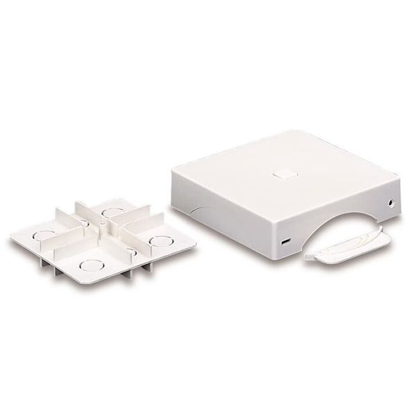 FLOOR JUNCTION BOX WHITE RAL 9016 image 1