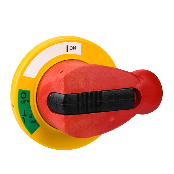 EXT RED/YELLOW HANDLE(65MM) FOR INF63/16 image 1