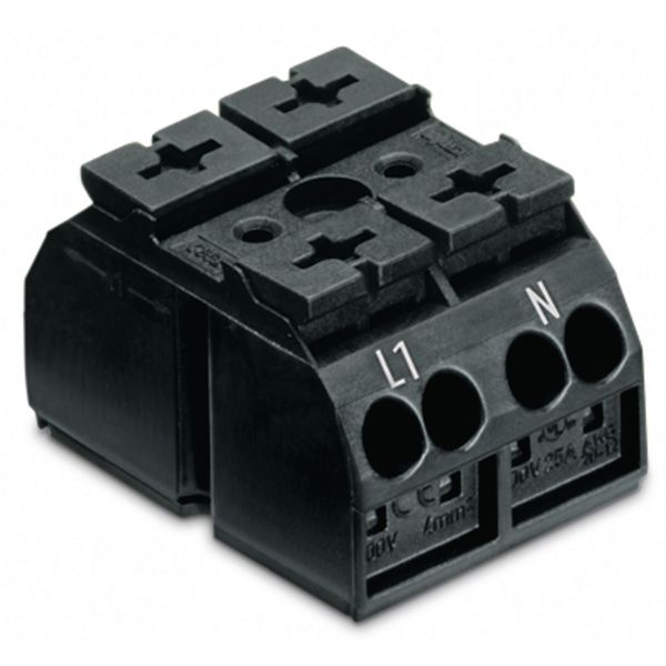 862-1562/999-950 4-conductor chassis-mount terminal strip; suitable for Ex e II applications; without ground contact image 2