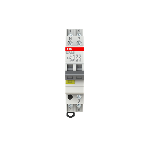 E211X-25-30ON-OFF Switch,25 A,acc. to EN 250/400 V AC,3NO,0NC,0CO, El. Color:Grey,1LED,Yellow, MW:1 image 6