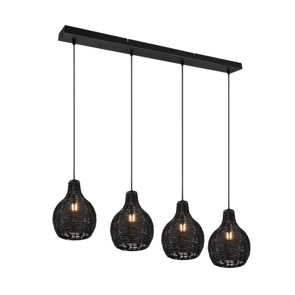 Sprout pendant 4-pc E14 black image 1