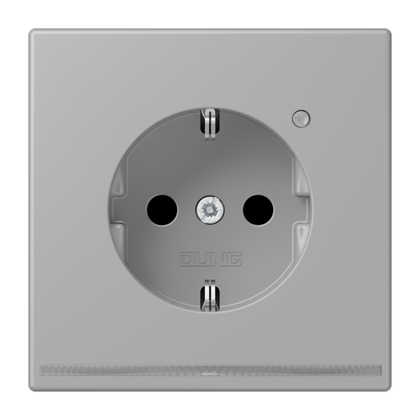 SCHUKO socket with LED pilot light LC320 LC1520-OLNW204 image 1