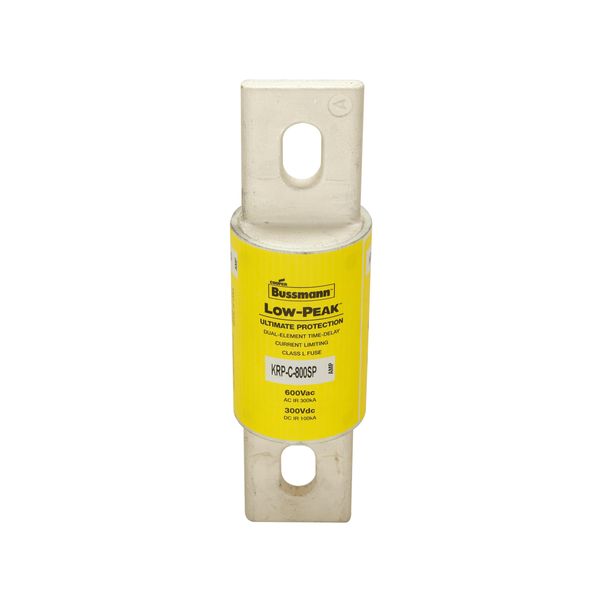 Eaton Bussmann Series KRP-C Fuse, Current-limiting, Time-delay, 600 Vac, 300 Vdc, 750A, 300 kAIC at 600 Vac, 100 kA at 300 kAIC Vdc, Class L, Bolted blade end X bolted blade end, 1700, 2.5, Inch, Non Indicating, 4 S at 500% image 16