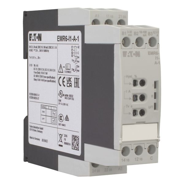 Overcurrent and undercurrent monitor, Current measuring range: 3 - 30 mA, 10 - 100 mA, 0.1 - 1 A, Supply voltage: 24 - 240 V AC, 50/60 Hz, 24 - 240 V image 11