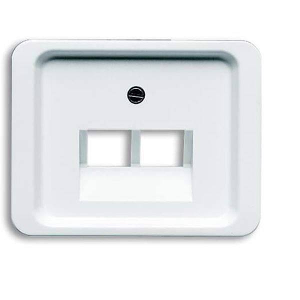 1803-02-24G CoverPlates (partly incl. Insert) carat® Studio white image 1