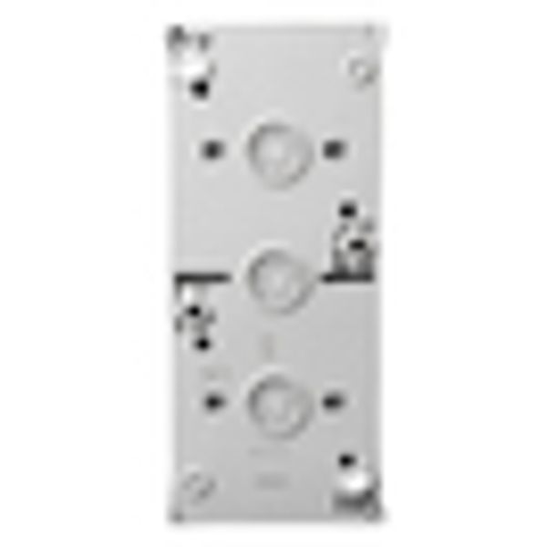 Vertical combi. two-gang pin socket outlet, VISIO IP54 image 7