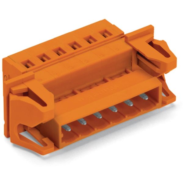 1-conductor male connector CAGE CLAMP® 2.5 mm² orange image 2