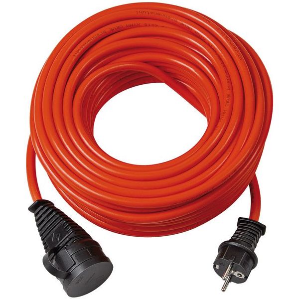 BREMAXX Extension Cable IP44 25m orange AT-N07V3V3-F 3G1.5 with increased touch protection image 1