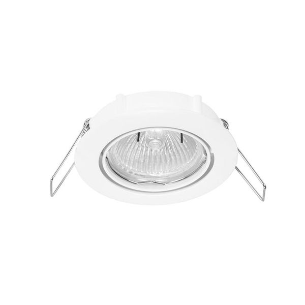 Downlight IP23 Sound Plus Adjustable GU10 50W White 525lm image 1