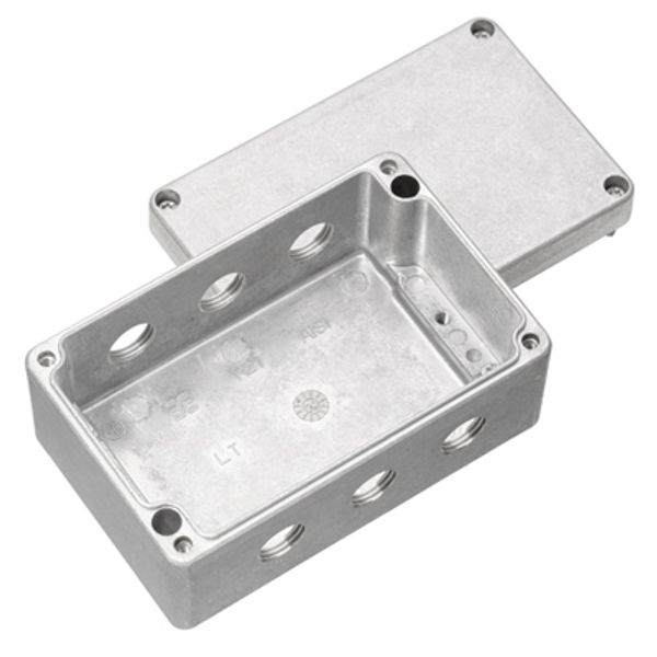 Metal housing, 125 x 57 mm image 1