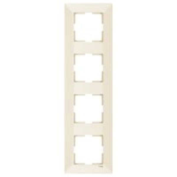 Meridian Accessory Beige Four Gang Frame image 1