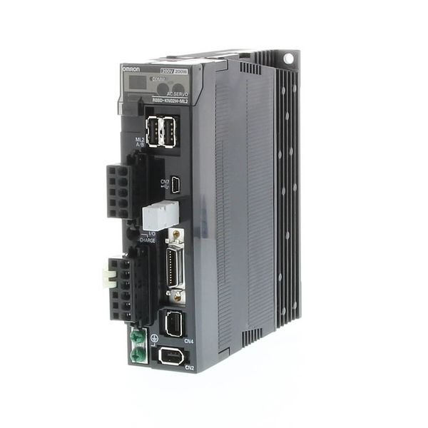 Accurax G5 servo drive, 1~ 200 VAC, MECHATROLINK II type, 400 W R8DK0066H image 2