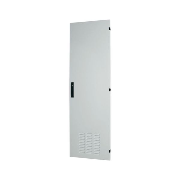 Section wide door, ventilated, right, HxW=2000x600mm, IP42, grey image 3