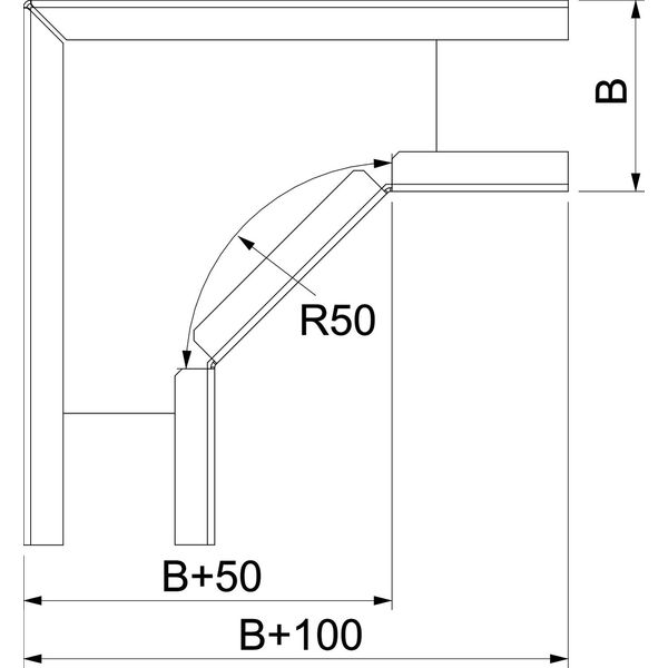 RB 90 305 FT 90° bend horizontal 35x50 image 2