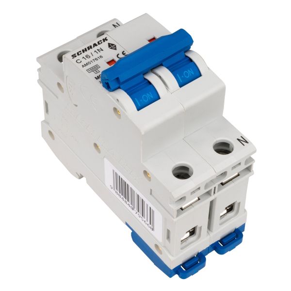 Miniature Circuit Breaker (MCB) AMPARO 10kA, C 16A, 1+N image 4