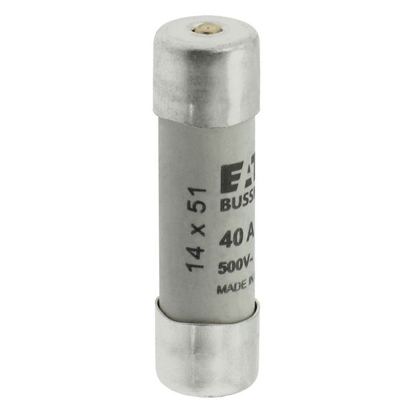 Fuse-link, LV, 40 A, AC 500 V, 14 x 51 mm, gL/gG, IEC, with striker image 21