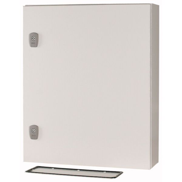Wall enclosure with mounting plate, HxWxD=600x500x150mm image 1