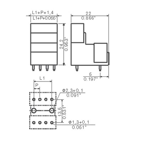 PCB plug-in connector (board connection), 3.50 mm, Number of poles: 38 image 4