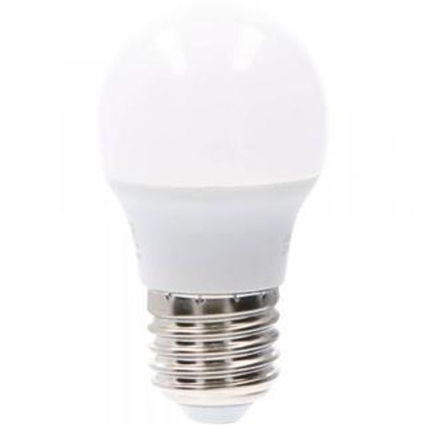 LED SMD Bulb - Globe G45 E27 4W 320lm 4000K Opal 150° image 1