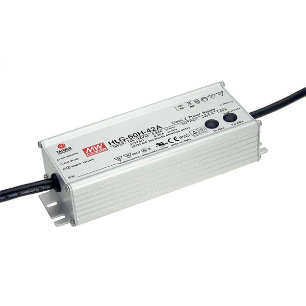 AC-DC Single output LED driver Mix mode (CV+CC) with built-in PFC 4A 15V IP67 image 2