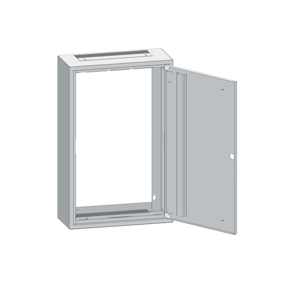 Wall-mounted frame 2A-18 with door, H=915 W=590 D=250 mm image 1