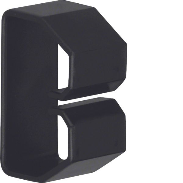 Cable retaining clip made of PVC for LKG 37x50mm black image 1