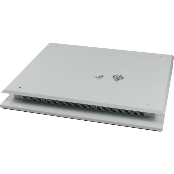 Top plate for OpenFrame, ventilated, W=1000mm, IP31, grey image 2