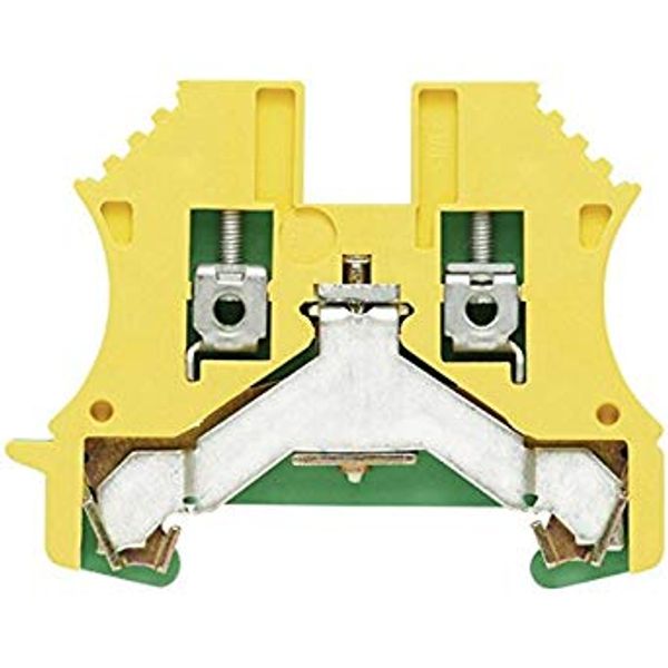 PE terminal WPE 2.5, Screw connection, 2.5 mm², Green/yellow, Weidmuller image 2