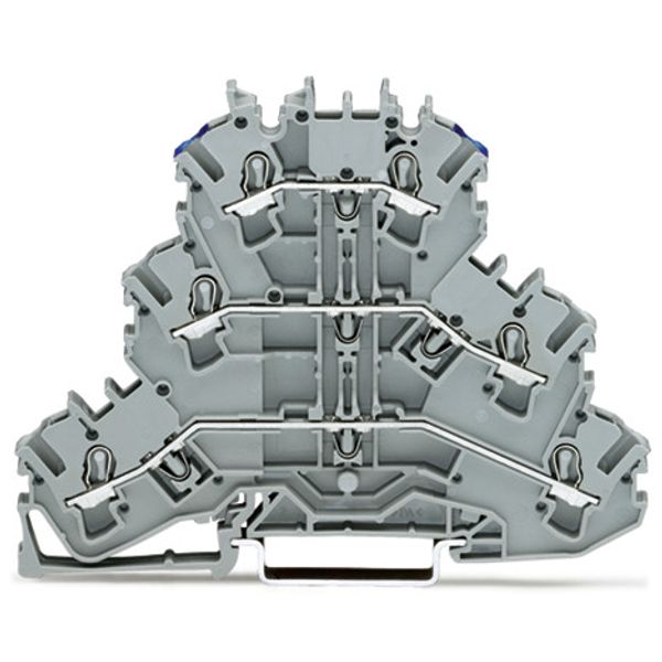 Triple-deck terminal block Through/through/through terminal block L/L/ image 2