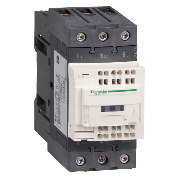 TeSys Deca contactor , 3P(3 NO) , AC-3/AC-3e , = 440V, 40 A , 24V DC standard coil image 1
