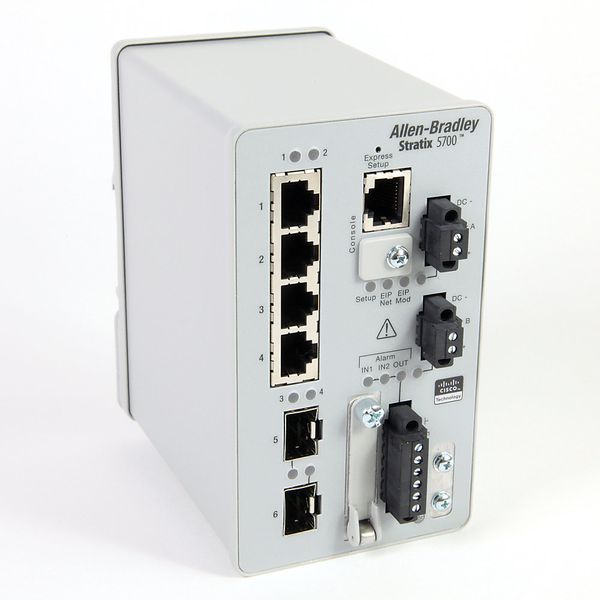 Switch, Ethernet, 4 Fast Ethernet Ports, Full software Configuration image 1