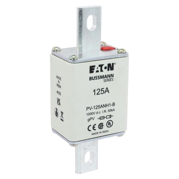 FUSE 125A 1000V DC PV SIZE 1 BOLTED TAG image 29