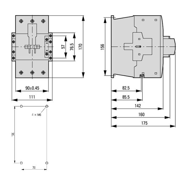 Contactor 37kW/400V/80A, coil 110VAC image 4