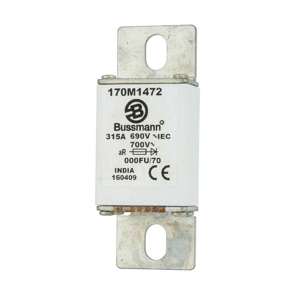 Fuse-link, high speed, 315 A, AC 690 V, size 000, 24 x 36 x 96 mm, aR, IEC image 9