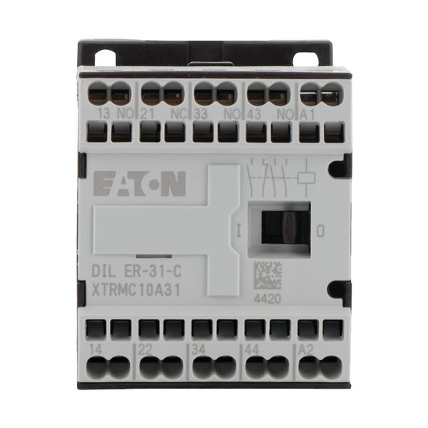 Contactor relay, 110 V DC, N/O = Normally open: 3 N/O, N/C = Normally closed: 1 NC, Spring-loaded terminals, DC operation image 9