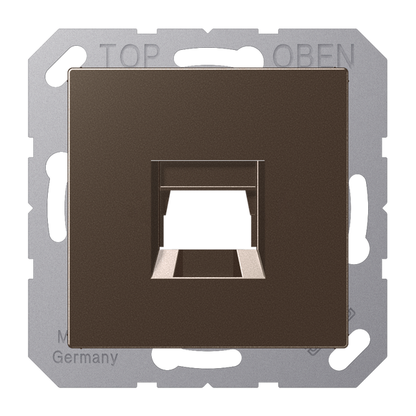 Centre plate for MJ f. 1 socket A1569-15WEMO image 1