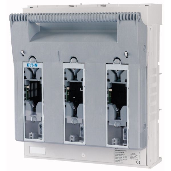 NH fuse-switch 3p flange connection M10 max. 300 mm², mounting plate, light fuse monitoring, NH3 image 1