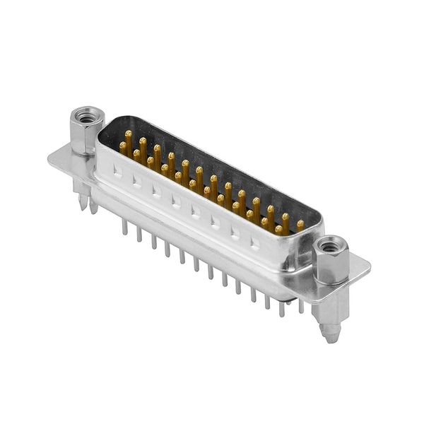 PCB plug-in connector data, Thread-bolt UNC 4-40, THT solder connectio image 1