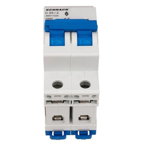 Miniature Circuit Breaker (MCB) AMPARO 10kA, C 25A, 2-pole image 2