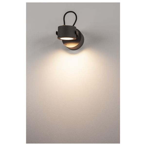 SITRA 360 WL wall lamp, GX53, max. 9W, IP44, anthracite image 4