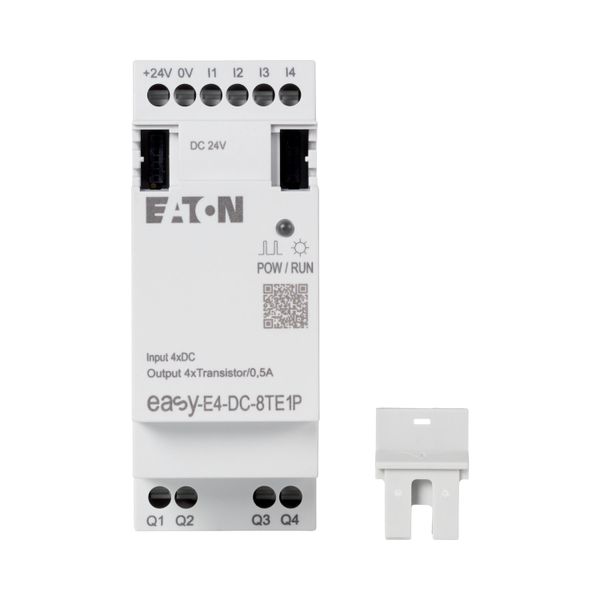 I/O expansion, For use with easyE4, 24 V DC, Inputs/Outputs expansion (number) digital: 4, Push-In image 6
