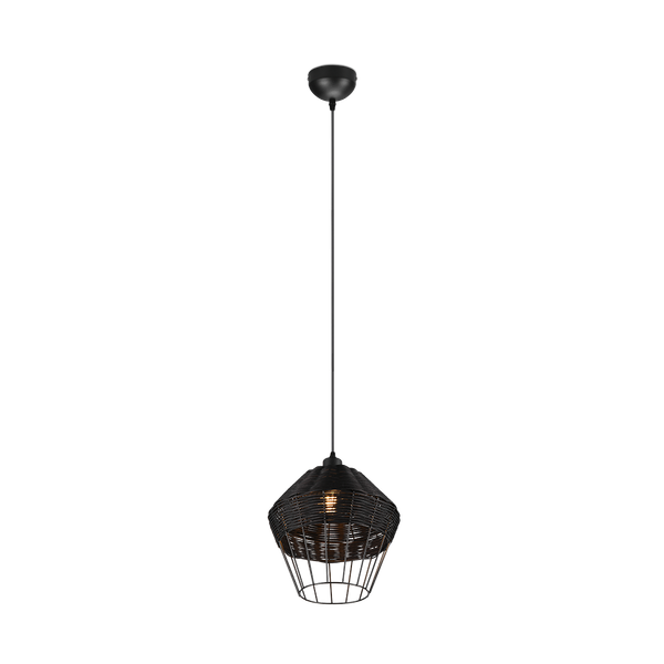 Borka pendant 1-pc 30 cm E27 black image 1