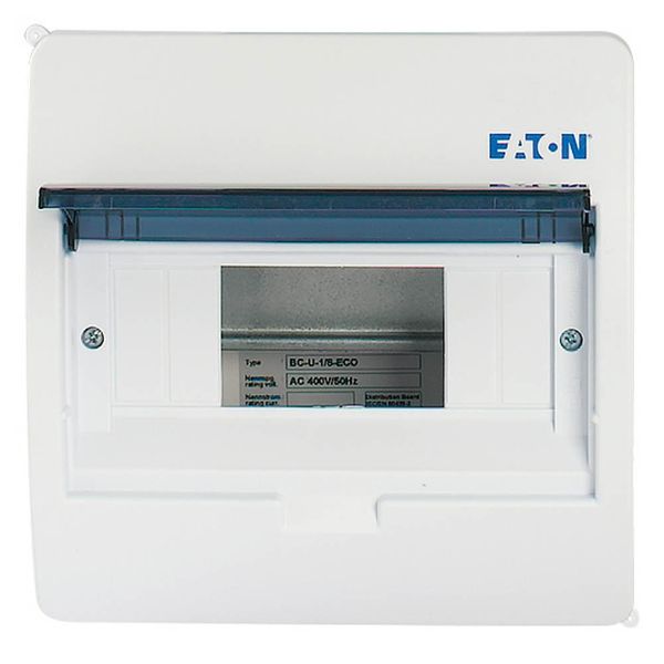 ECO Compact distribution board, flush mounting, 1-rows, 8 MU, IP40 image 4