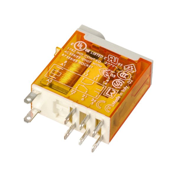 Mini.ind.relays 2CO 8A/48VAC/Agni/Test button/Mech.ind. (46.52.8.048.0040) image 4
