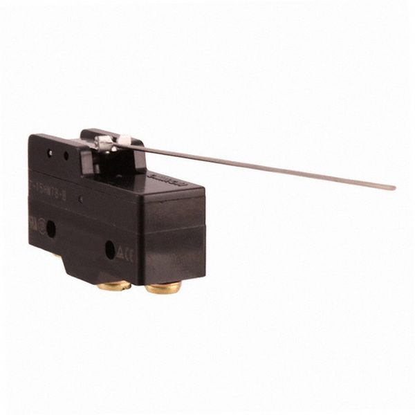 General purpose basic switch, wire hinge lever, SPDT, 15A image 3