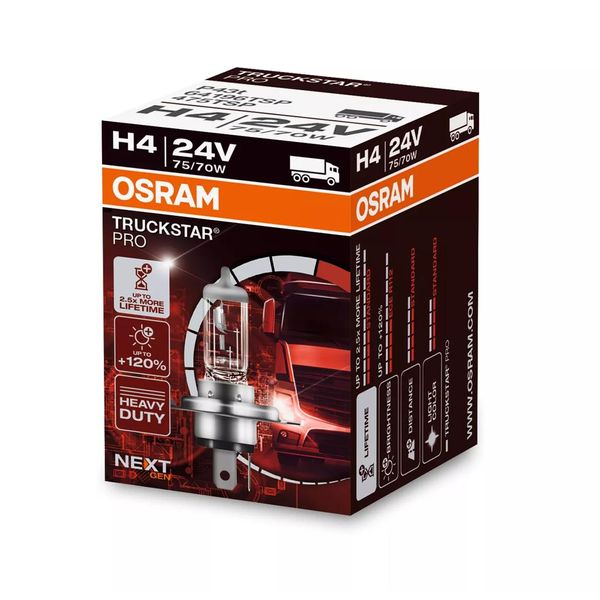 64196TSP 75/70W 24V P43T HCB2BOX OSRAM image 1