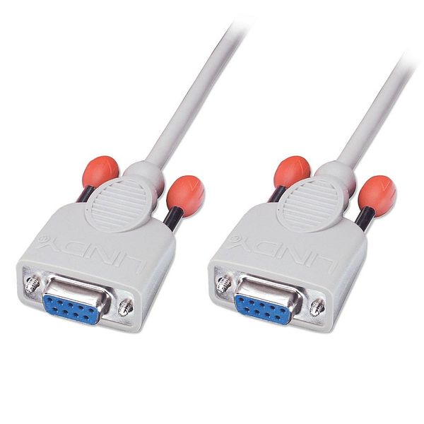 Serial Null Modem/Data Transfer Cable (9DF/9DF), 2m image 1