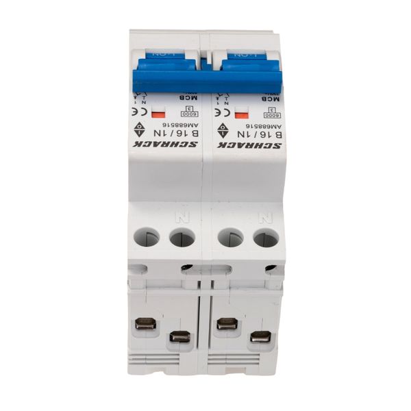 Miniature Circuit Breaker (MCB) AMPARO 6kA, B 16A, 2P+2N image 3